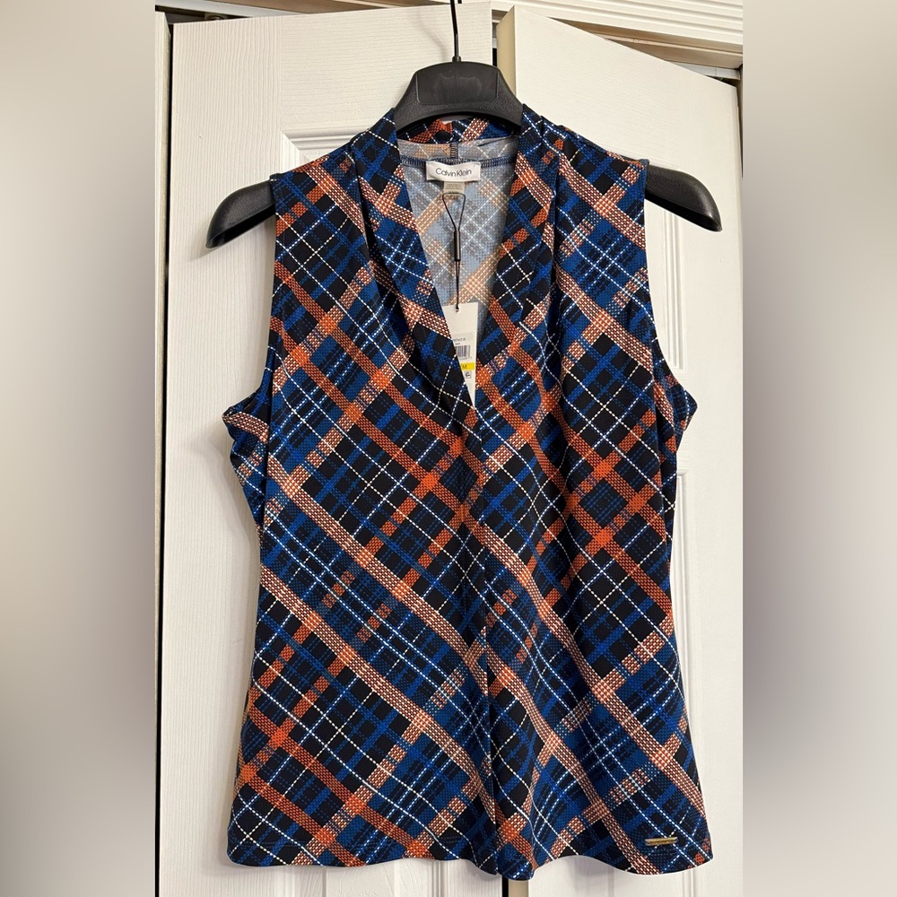 Calvin Klein NWT sleeveless blouse
